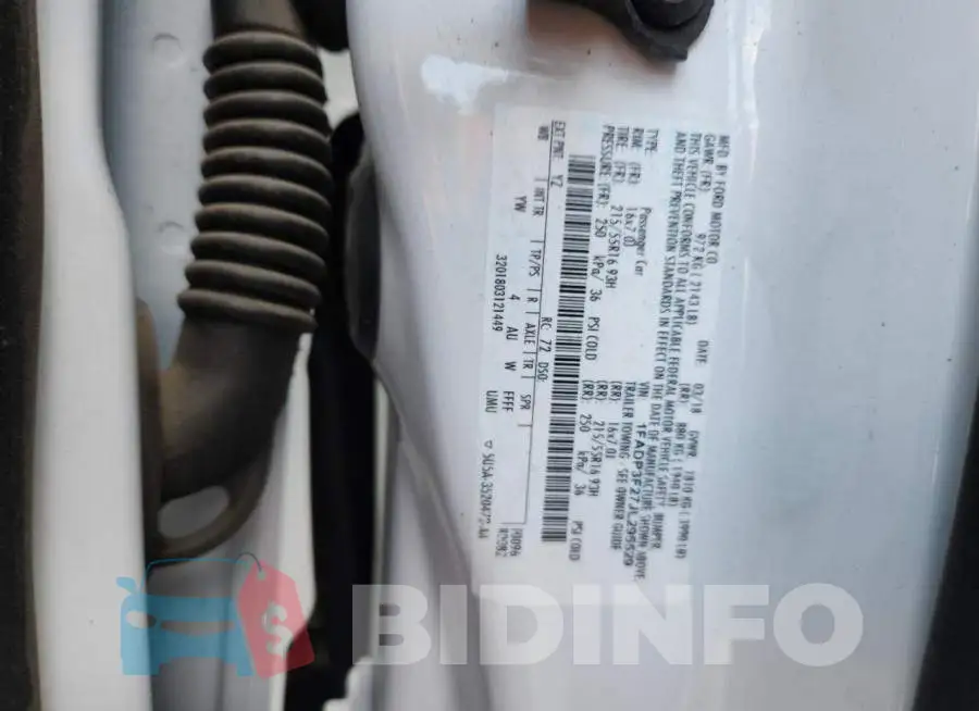 1FADP3F27JL295529 Photo# 12