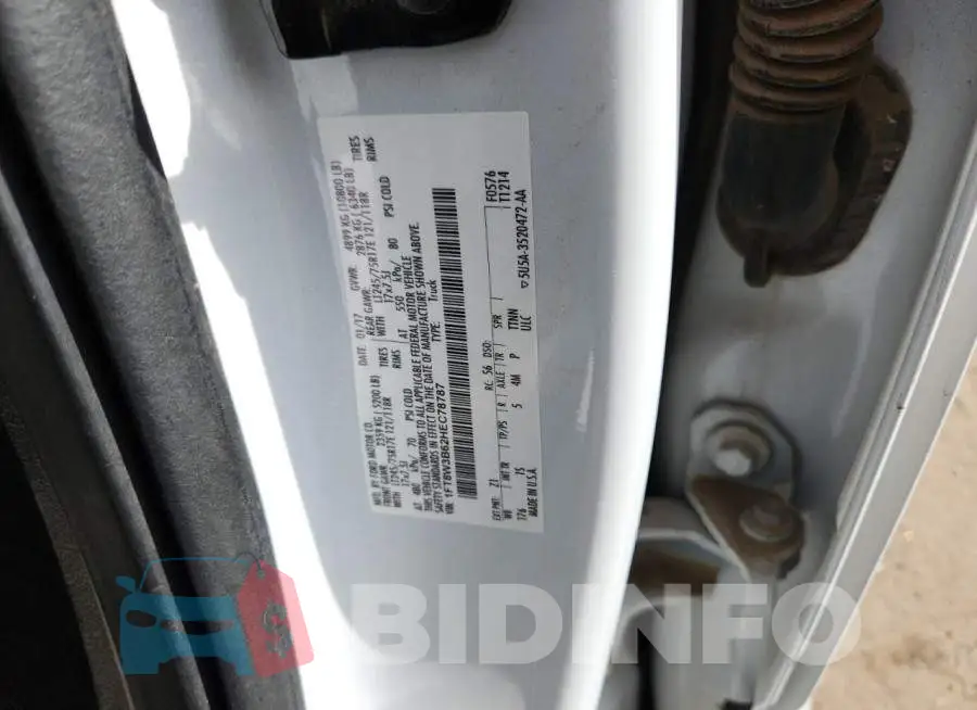 1FT8W3B62HEC78787 Photo# 12