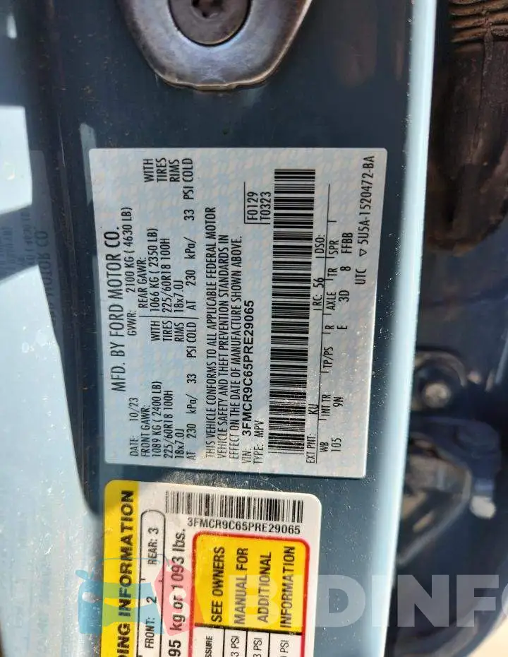 3FMCR9C65PRE29065 Photo# 13