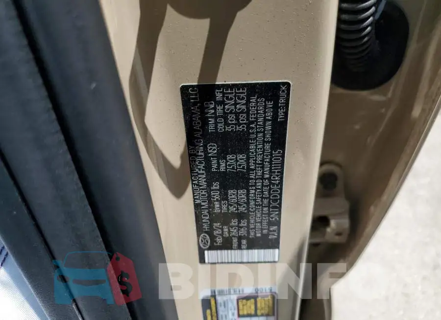 5NTJCDDE4RH111015 Photo# 12