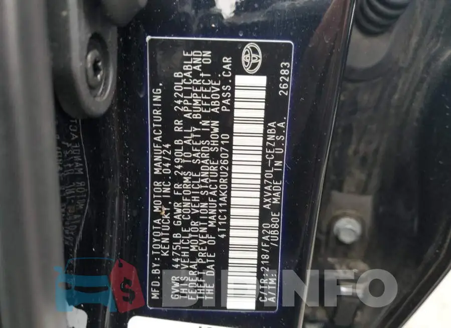 4T1C11AK0RU260710 Photo# 13