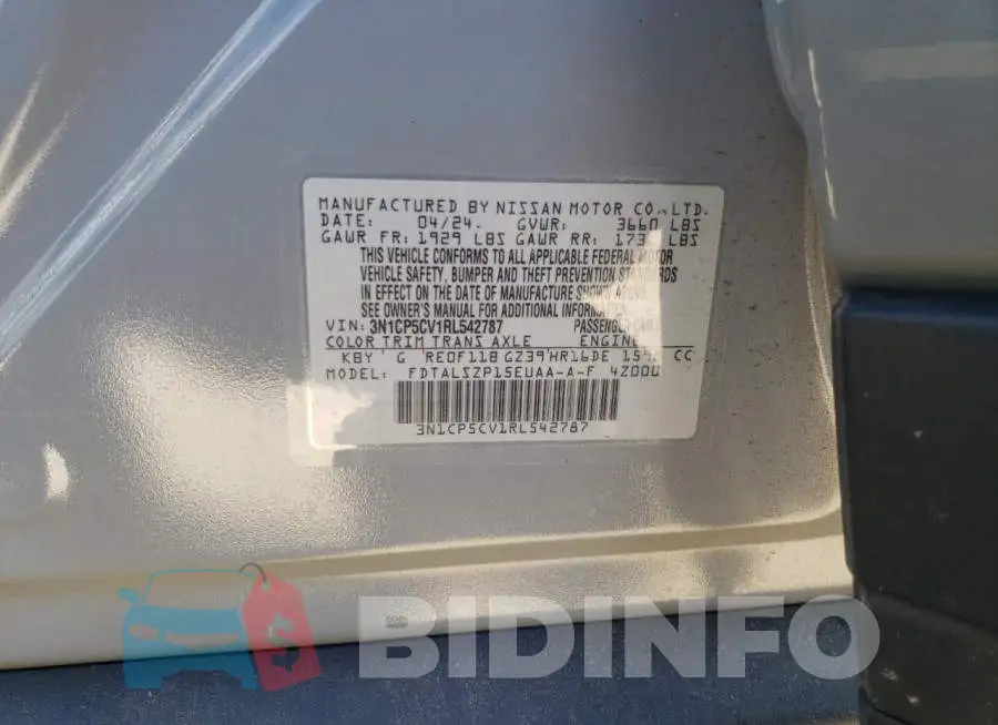 3N1CP5CV1RL542787 Photo# 13