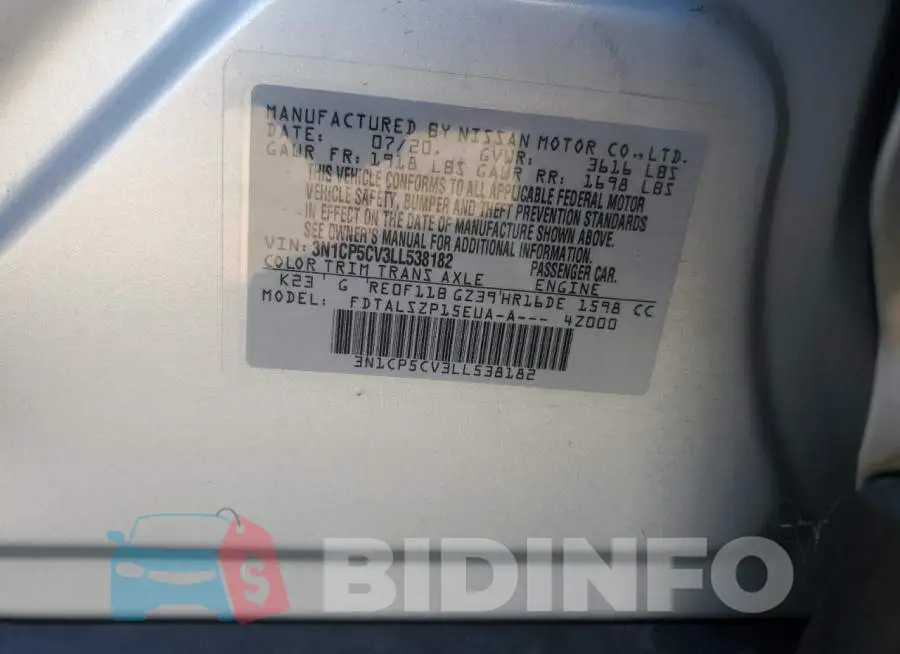 3N1CP5CV3LL538182 Photo# 13