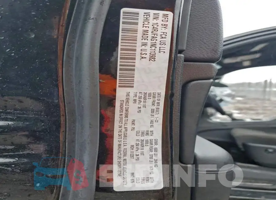 1C4RJFAG1NC113982 Photo# 14