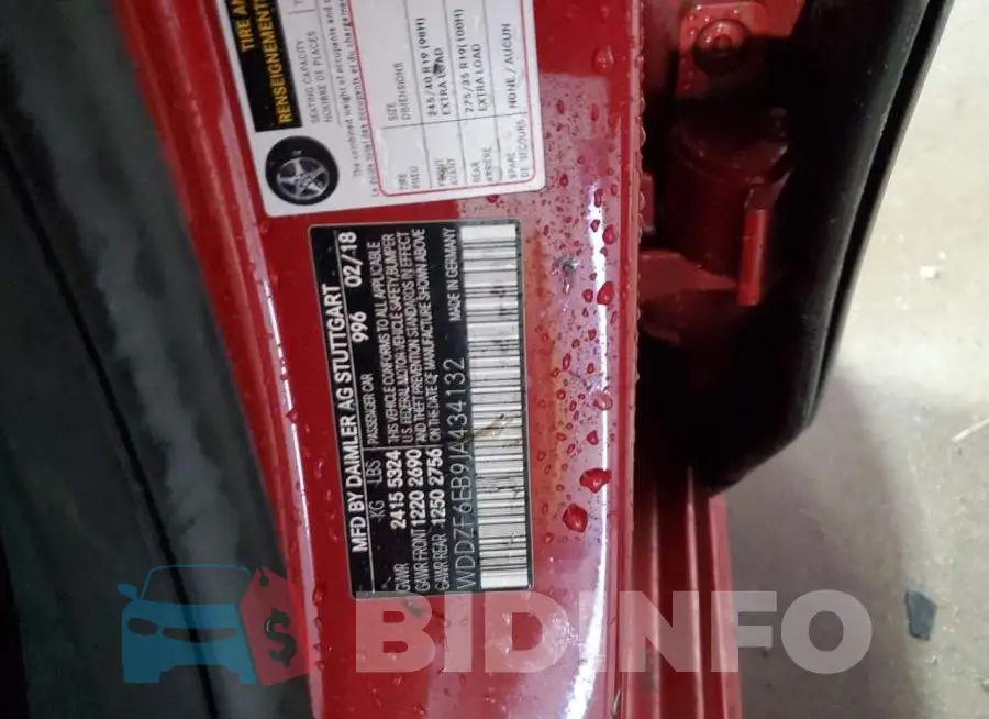 WDDZF6EB9JA434132 Photo# 12