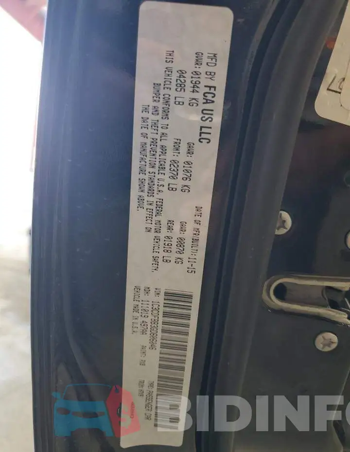 1C3CDFBB3GD606046 Photo# 12