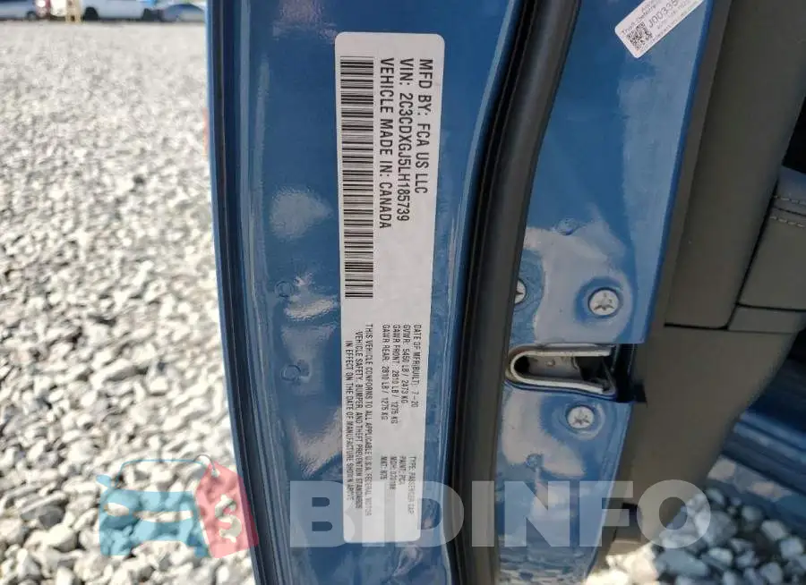 2C3CDXGJ5LH185739 Photo# 12