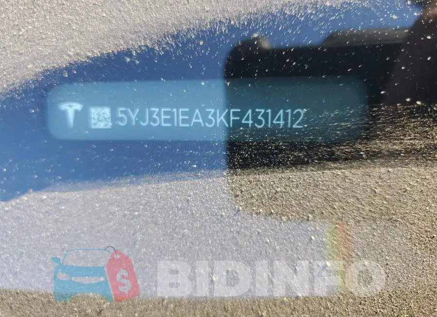 5YJ3E1EA3KF431412 Photo# 14