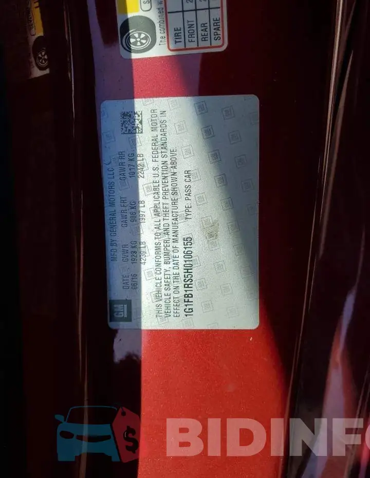 1G1FB1RS5H0106155 Photo# 12