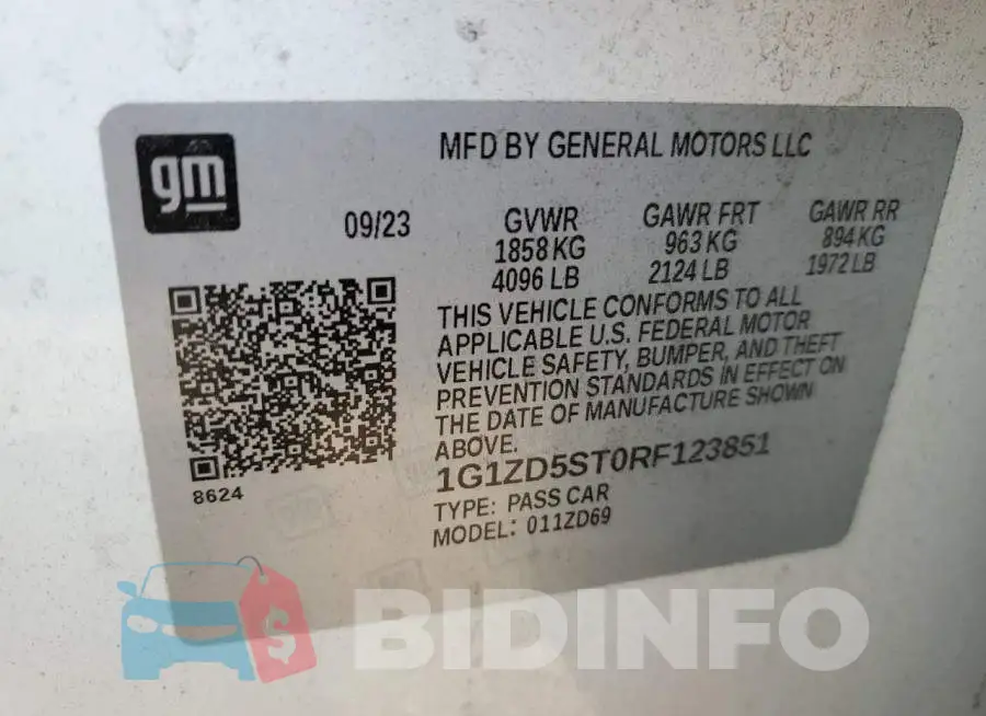 1G1ZD5ST0RF123851 Photo# 12