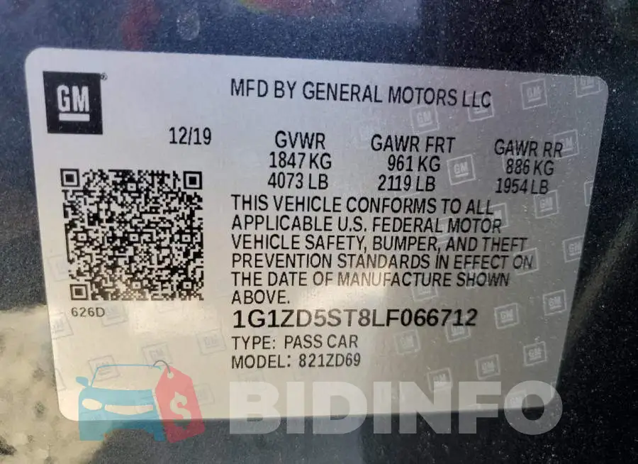 1G1ZD5ST8LF066712 Photo# 12