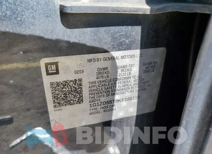 1G1ZD5ST9KF168115 Photo# 12