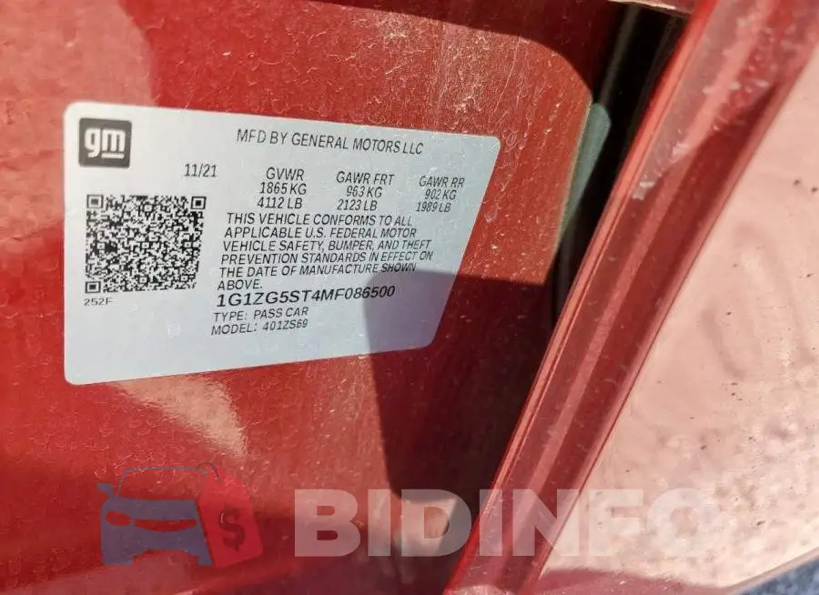 1G1ZG5ST4MF086500 Photo# 13