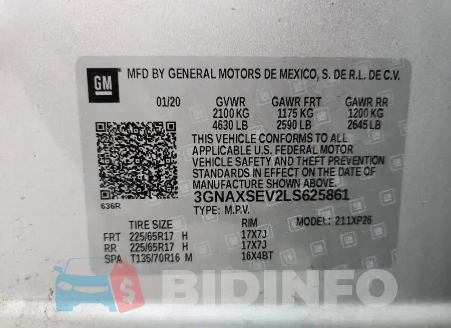 3GNAXSEV2LS625861 Photo# 13