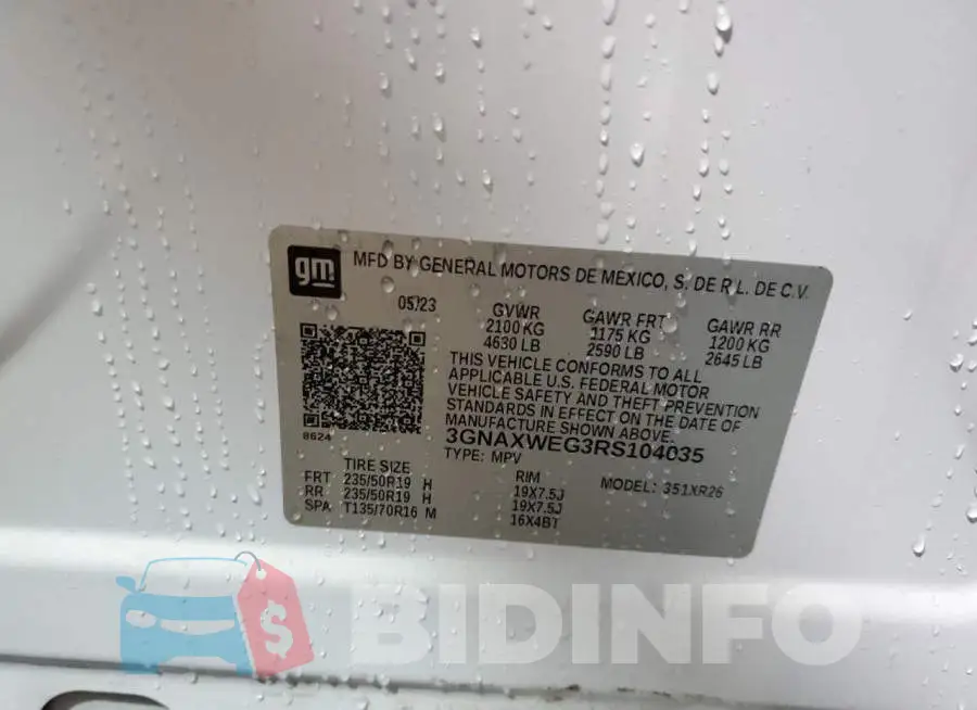 3GNAXWEG3RS104035 Photo# 14