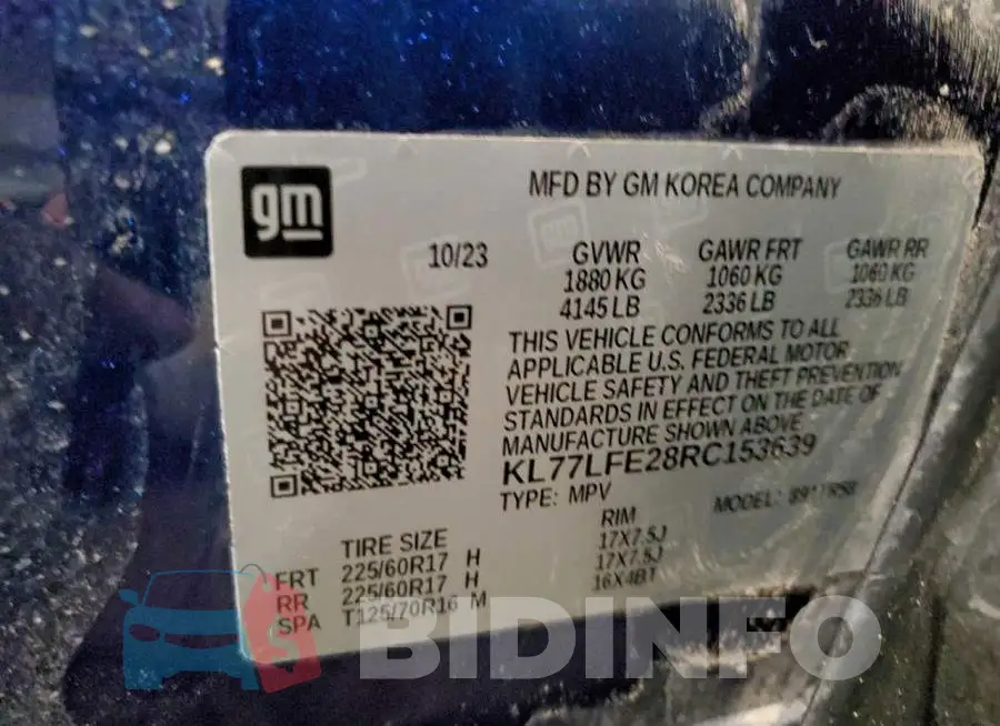 KL77LFE28RC153639 Photo# 13