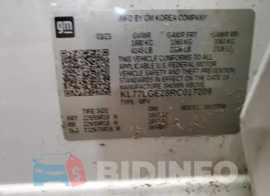 KL77LGE28RC017209 Photo# 13