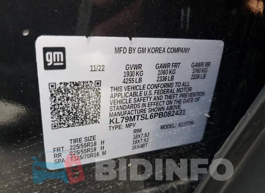 KL79MTSL6PB082431 Photo# 13