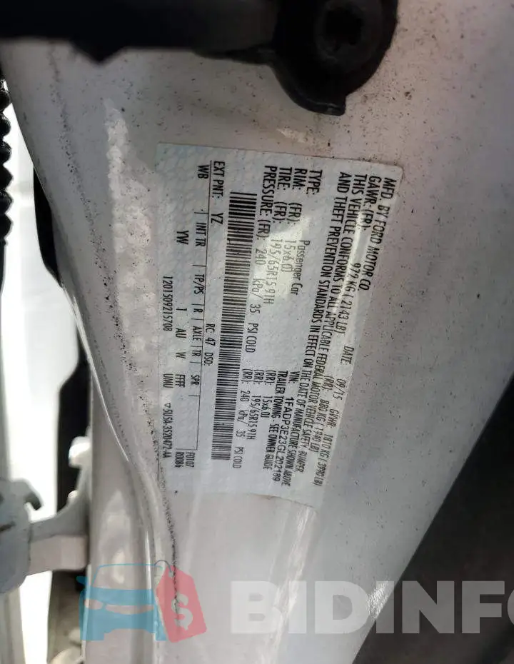 1FADP3E23GL202189 Photo# 13