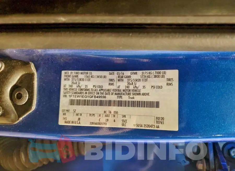 1FTEW1EG1GFB49556 Photo# 12