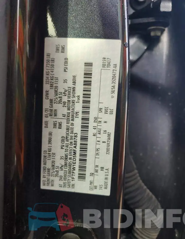 1FTFW1ED5MFA88783 Photo# 12