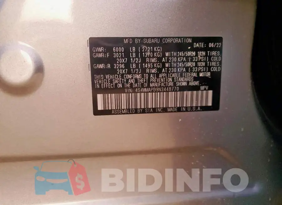 4S4WMAPD9N3448770 Photo# 14