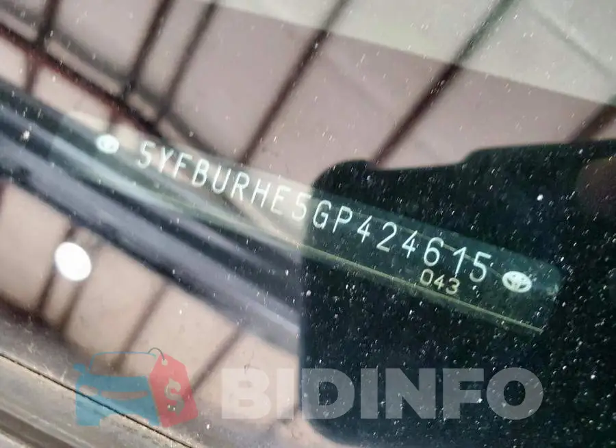 5YFBURHE5GP424615 Photo# 12