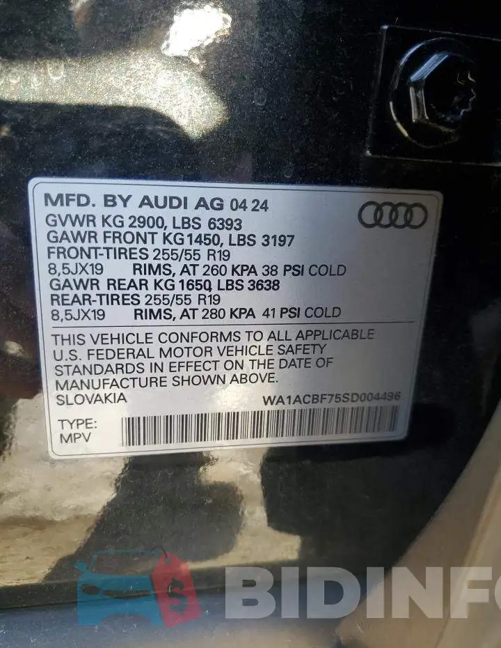 WA1ACBF75SD004496 Photo# 13