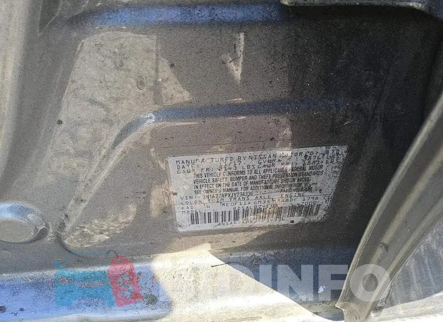 3N1AB7APXJY234336 Photo# 13