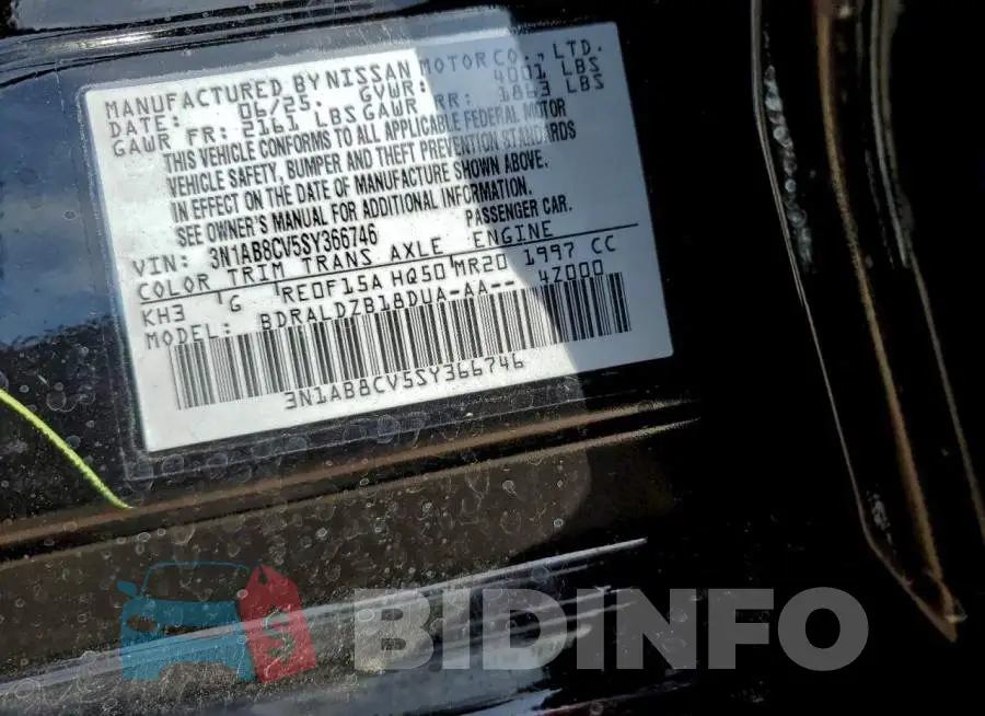 3N1AB8CV5SY366746 Photo# 12