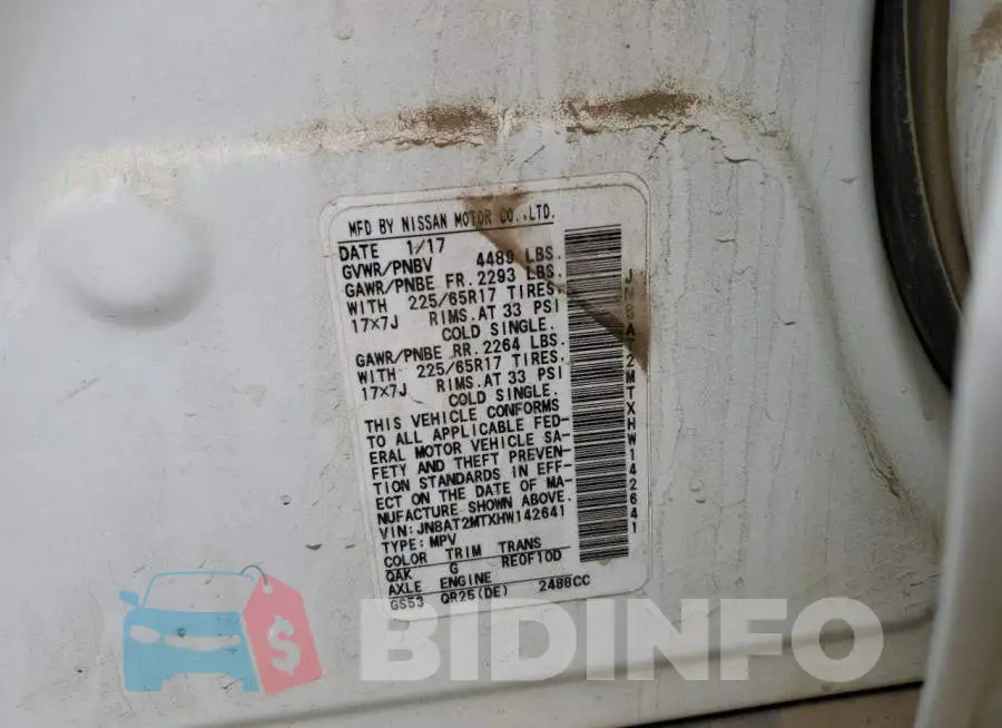 JN8AT2MTXHW142641 Photo# 12