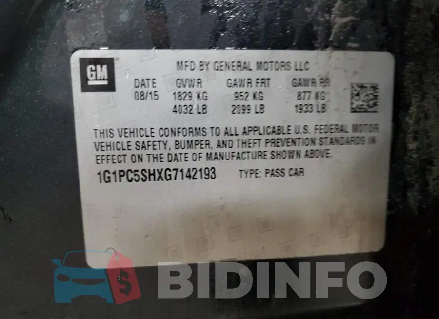 1G1PC5SHXG7142193 Photo# 12