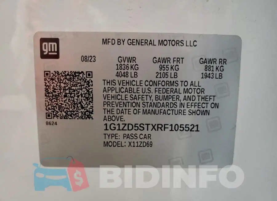 1G1ZD5STXRF105521 Photo# 12
