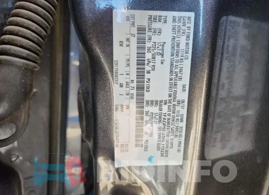 1FADP5EU3HL115228 Photo# 13