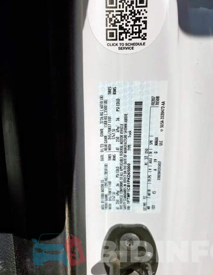 1FTMF1CB1PKD65000 Photo# 12