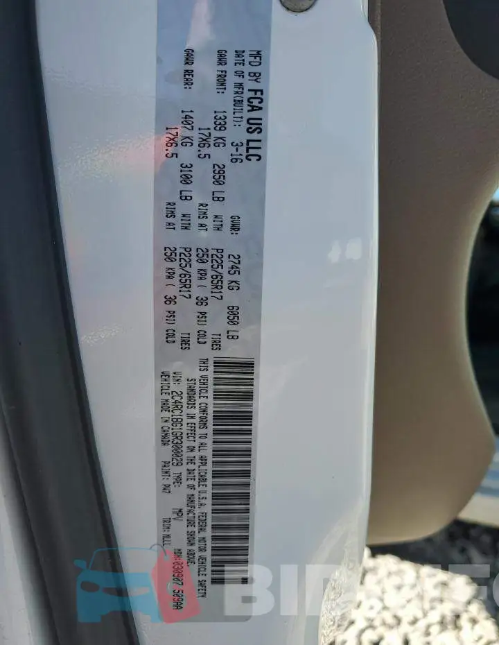 2C4RC1BG1GR300029 Photo# 13