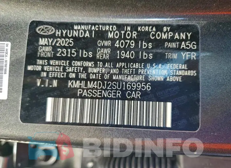 KMHLM4DJ2SU169956 Photo# 12