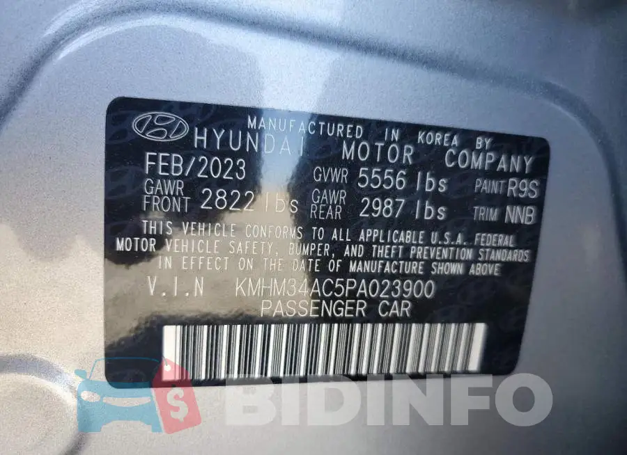 KMHM34AC5PA023900 Photo# 13