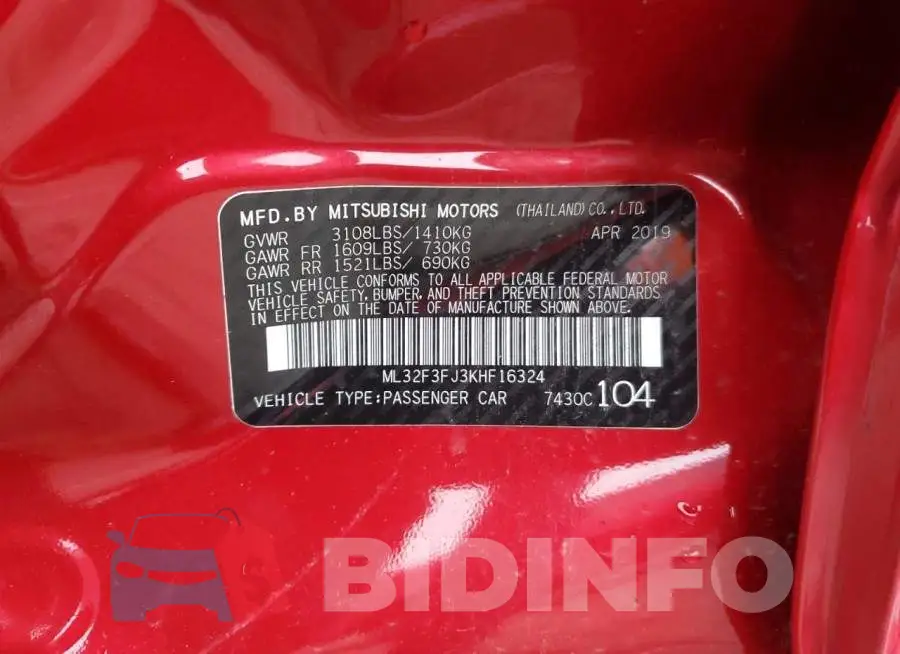ML32F3FJ3KHF16324 Photo# 12