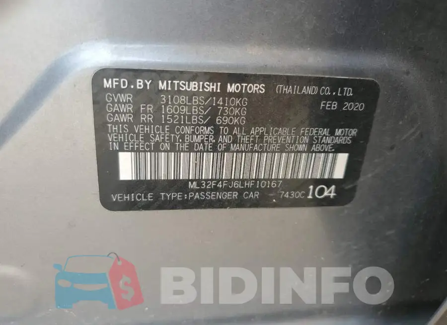 ML32F4FJ6LHF10167 Photo# 13