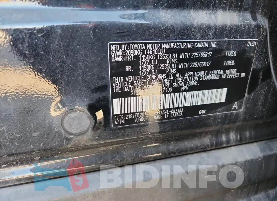 2T3G1RFV5RC447100 Photo# 13