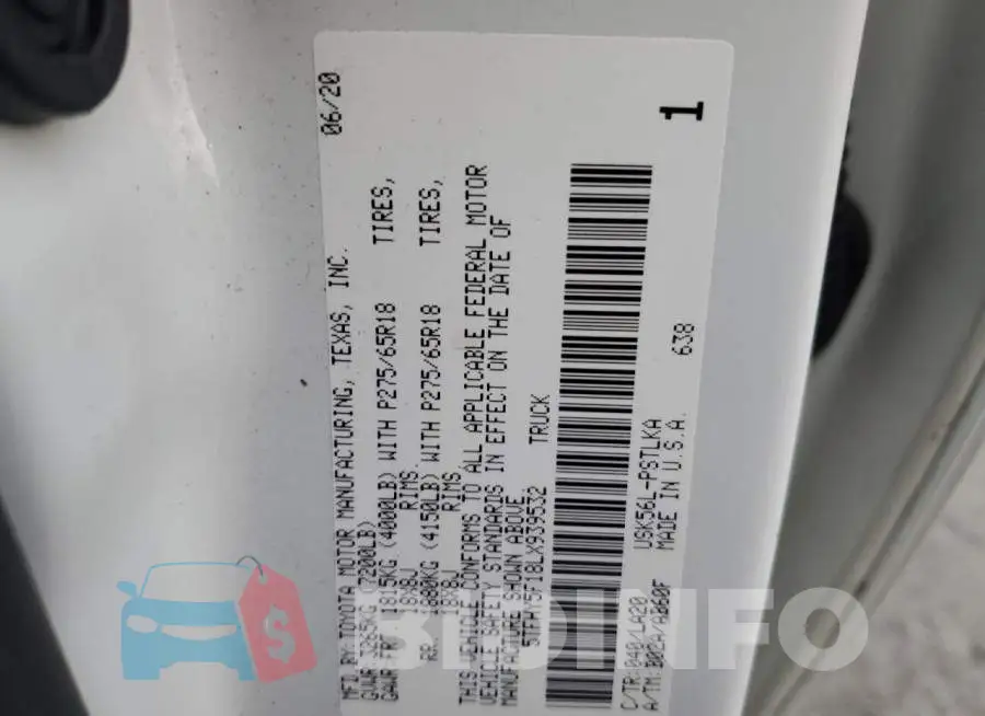 5TFHY5F18LX939532 Photo# 12