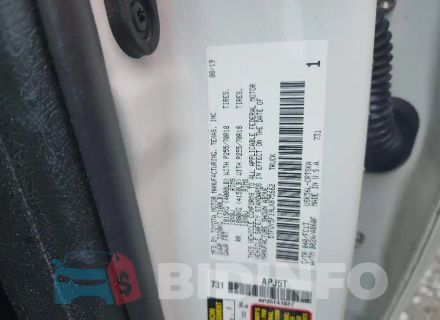5TFUY5F19LX875662 Photo# 12
