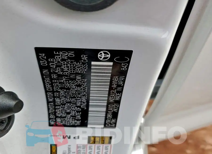 JTNC4MBE3R3229474 Photo# 12