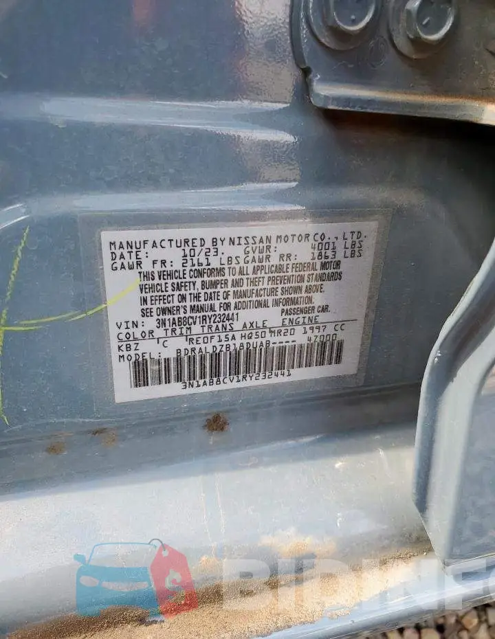 3N1AB8CV1RY232441 Photo# 12
