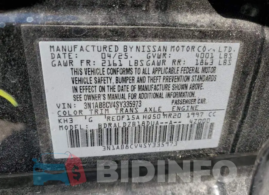 3N1AB8CV4SY335973 Photo# 12