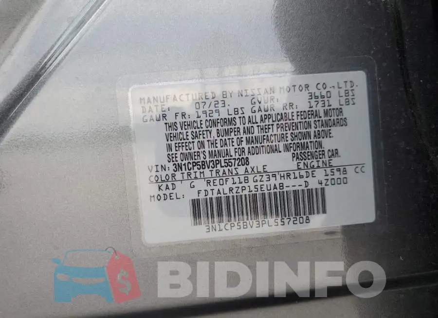 3N1CP5BV3PL557208 Photo# 12