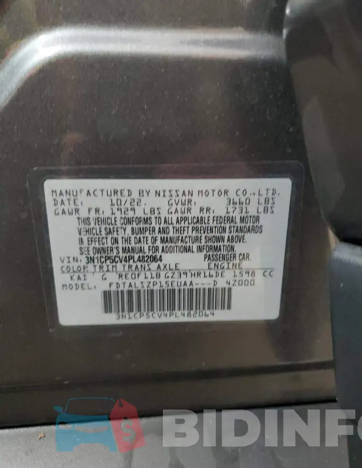 3N1CP5CV4PL482064 Photo# 13
