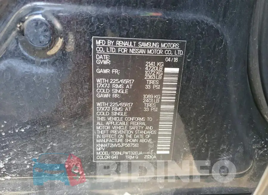 KNMAT2MV5JP587561 Photo# 13