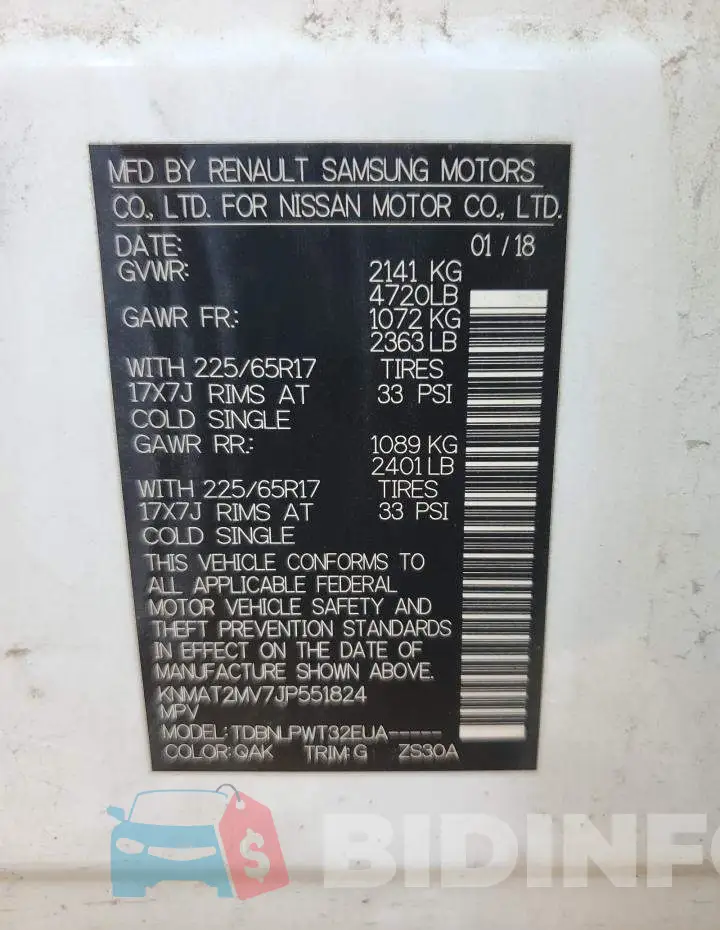 KNMAT2MV7JP551824 Photo# 14